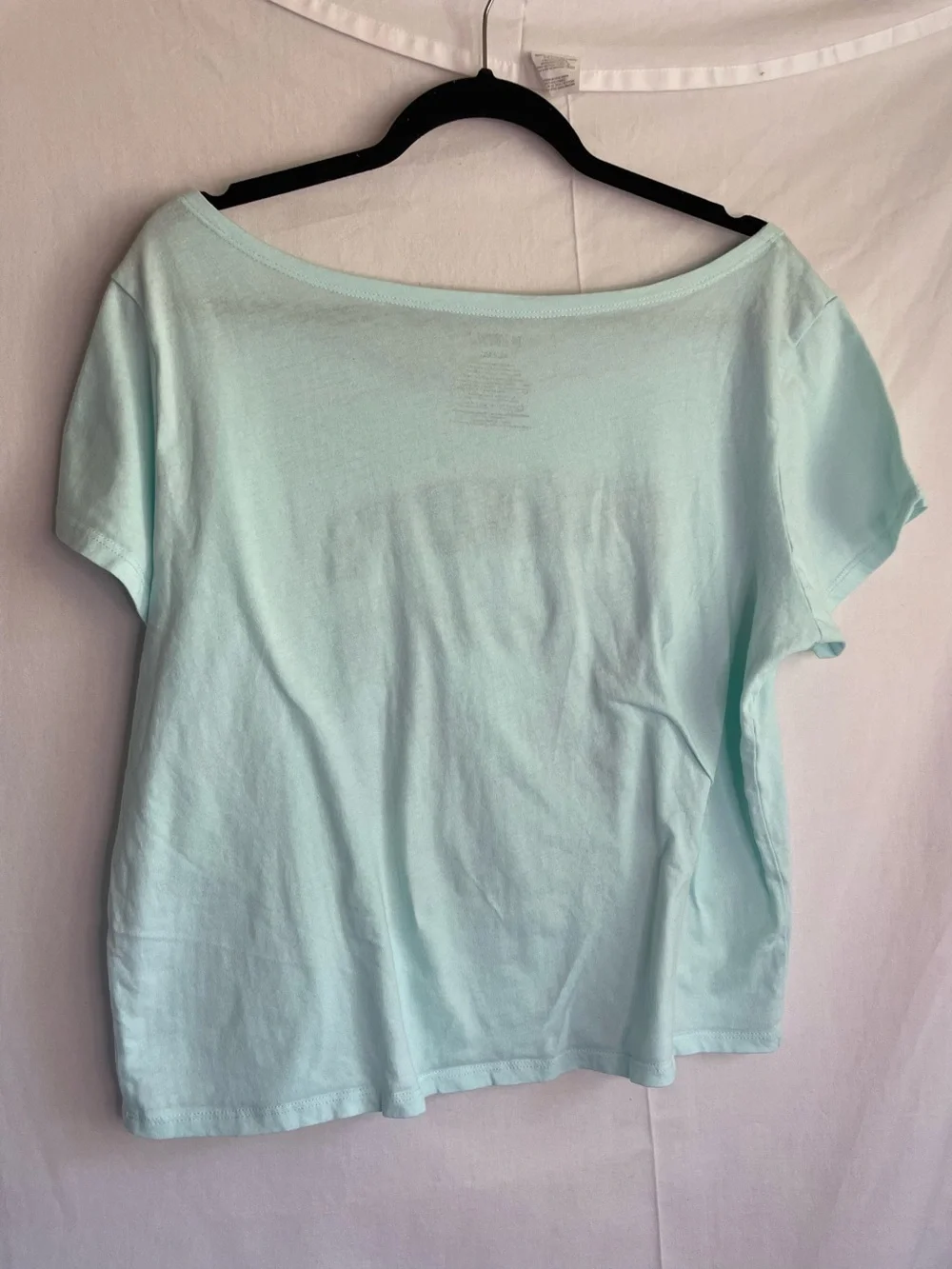 Peanuts Snoopy Baseball Graphic Tee Women's XL Mint Green Play Ball